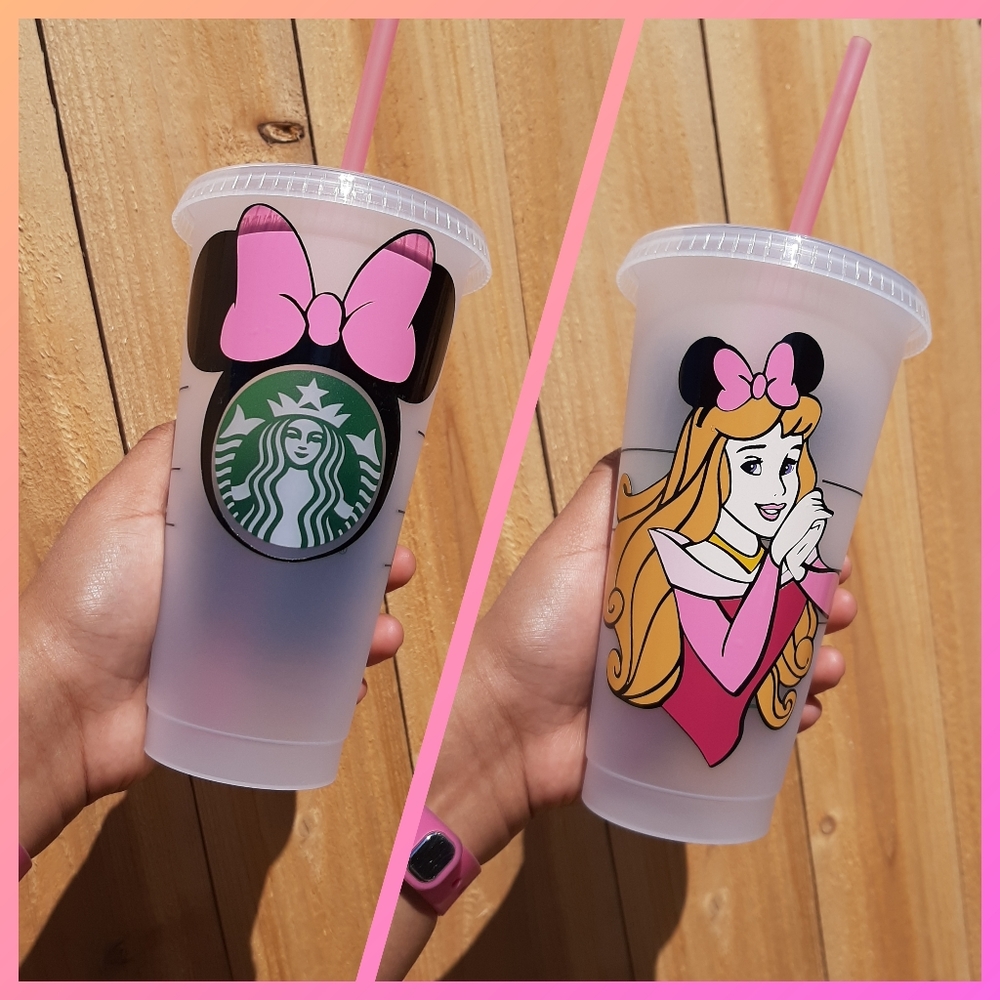 DISNEY PRINCESS AURORA STARBUCKS CUP